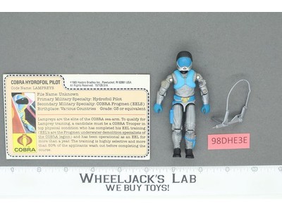 Lampreys V1 100% Complete G.I. Joe 1985 Hasbro Vintage Action Figure