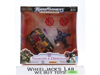 Tankor & Obsidian Transformers Universe 2003 Hasbro Action Figure NEW SEALED