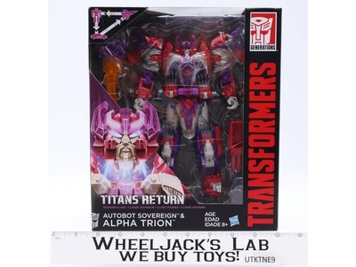 Sovereign & Alpha Trion Transformers Titans Return 2015 Hasbro Figure NEW SEALED