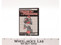 Sandstorm Action Figure Instruction Manual Booklet 1986 Hasbro G1 Transformers