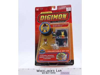 Collectible Set 54 Digimon Season 4 2002 Bandai Mini Action Figure NEW SEALED