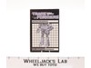 Shockwave Instruction Manual Booklet 1984 Hasbro G1 Transformers Action Figure