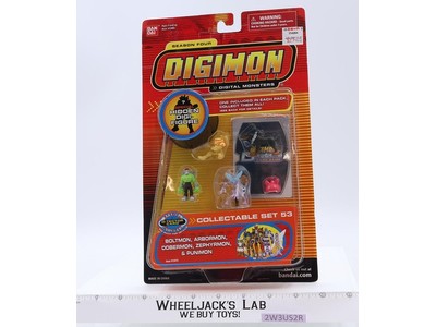 Collectible Set 53 Digimon Season 4 2002 Bandai Mini Action Figure NEW SEALED