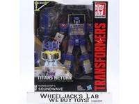 Soundblaster & Soundwave Transformers Titans Return 2015 Hasbro Figure NEW MIB