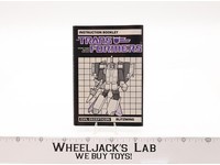 Blitzwing Instruction Manual Booklet 1985 Hasbro G1 Transformers