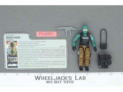 Beach Head V1 100% Complete G.I. Joe 1986 Hasbro Vintage Action Figure