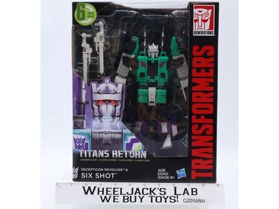 Revolver & Six Shot Transformers Titans Return 2016 Hasbro Figure NEW SEALED