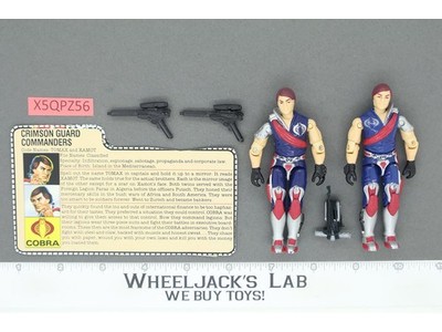 Tomax & Xamot V1 100% Complete G.I. Joe 1985 Hasbro Vintage Action Figure
