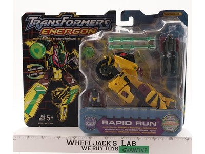 Rapid Run Transformers Energon 2004 Hasbro Action Figure NEW MOSC SEALED