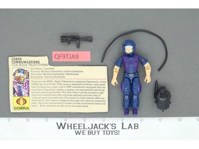 Tele-Vipers V1 100% Complete G.I. Joe 1985 Hasbro Vintage Action Figure