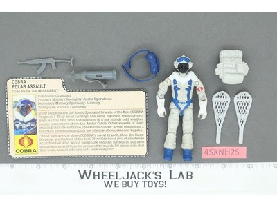 Snow Serpent V1 100% Complete G.I. Joe 1985 Hasbro Vintage Action Figure
