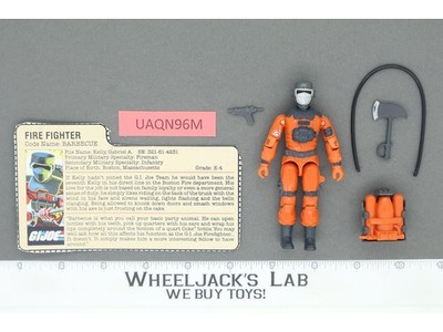 Barbecue V1 100% Complete G.I. Joe 1985 Hasbro Vintage Action Figure