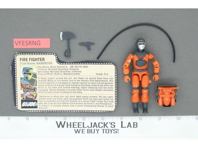 Barbecue V1 100% Complete G.I. Joe 1985 Hasbro Vintage Action Figure