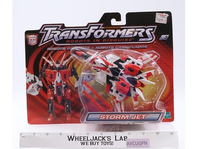 Storm Jet Robots In Disguise Transformers Hasbro 2002 MOSC NEW