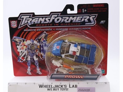 Prowl Robots In Disguise Transformers Hasbro 2001 Action Figure MOSC