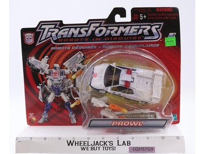 Prowl Tranformers Robots In Disguise 2001 Hasbro Action Figure NEW SEALED