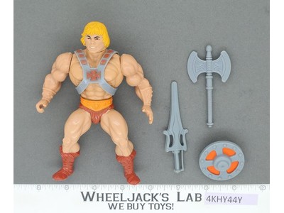 He-Man Soft Head Masters of the Universe 100% Complete 1982 MOTU Mattel Figure