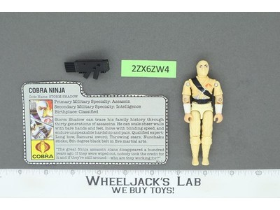 Storm Shadow V1 G.I. Joe 1984 Hasbro Vintage Action Figure
