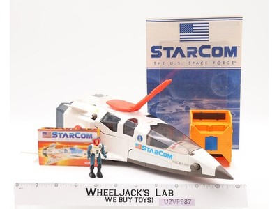 Starmax Bomber W/Bench Troop Carrier Starcom 1986 Coleco Action Figure Vehicle
