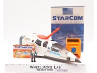 Starmax Bomber W/Bench Troop Carrier Starcom 1986 Coleco Action Figure Vehicle