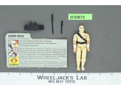 Storm Shadow V1 G.I. Joe 1984 Hasbro Vintage Action Figure