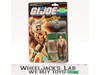 Raptor V1 100% Complete 34 Cardback & Bubble 1986 G.I. Joe Hasbro Vintage