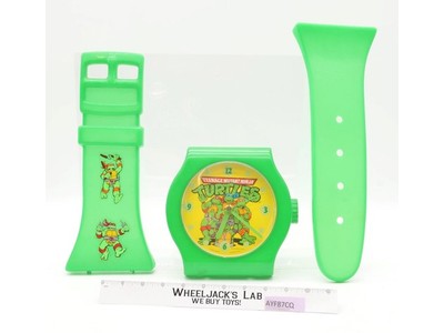 Watch Wall Clock Teenage Mutant Ninja Turtles TMNT 1990 Hope Ind.Vintage