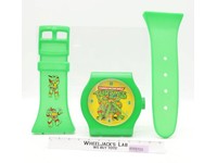 Watch Wall Clock Teenage Mutant Ninja Turtles TMNT 1990 Hope Ind.Vintage