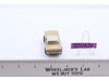 Aurora T-Jet Ford Mustang HO Slot Car Tan w/ White Top Vtg 1960s Eldon Chassis
