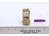 Aurora T-Jet Ford Mustang HO Slot Car Tan w/ White Top Vtg 1960s Eldon Chassis