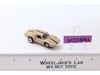Aurora T-Jet Lola GT HO Slot Car Tan w/ Black Stripes Vtg 1960s Untested