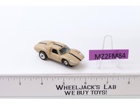 Aurora T-Jet Lola GT HO Slot Car Tan w/ Black Stripes Vtg 1960s Untested