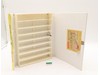 Hot Wheels 24 Car Collector's Case W/ UNUSED STICKERS 1968 Mattel Vintage