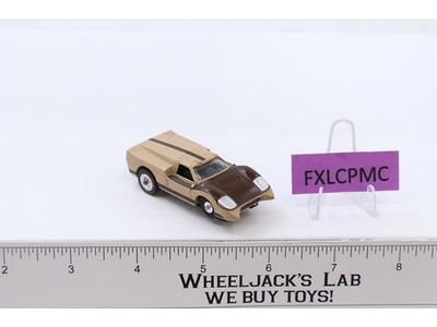 Aurora T-Jet Ford GT40 HO Slot Car 1960s Vtg Tan & Brown Untested