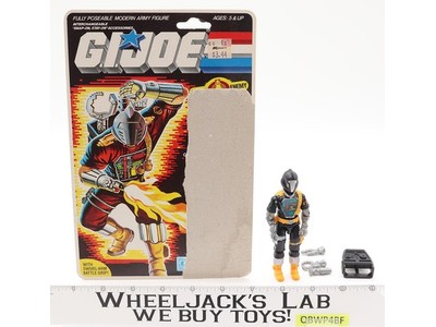 B.A.T.S. V1 Complete 36 Cardback 1986 G.I. Joe Hasbro Vintage Action Figure