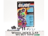 Techno-Viper V1 100% Complete W 34 Cardback & Bubble 1987 GI Joe Hasbro Vintage