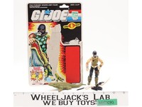 Croc Master V1 100% Complete W/ 34 Cardback G.I. Joe 1987 Hasbro Vintage Figure