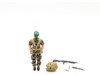 Lt. Falcon V1 100% Complete 34 Card 1987 G.I. Joe Hasbro Vintage Action Figure