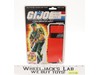 Lt. Falcon V1 100% Complete 34 Card 1987 G.I. Joe Hasbro Vintage Action Figure