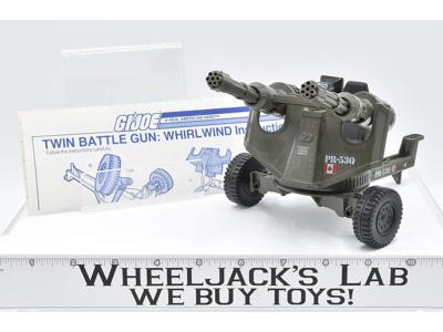 Whirlwind Twin Battle Gun 100% Complete 1983 GI Joe Vintage Vehicle Hasbro