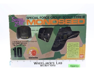 Monoseed Special Force Group Scout Type III Spiral Zone 1986 Bandai 1/12 Vehicle