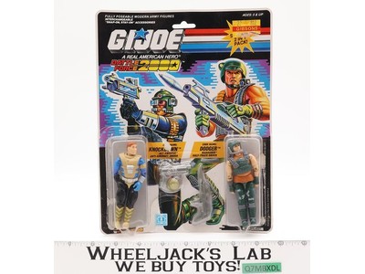 Knockdown & Dodger GI Joe Battle Force 34 Cardback & Bubble 1987 Hasbro Figure