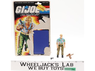 Chuckles V1 100% Complete 34 Cardback GI Joe 1987 Hasbro Vintage Action Figure