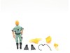 Wet-Suit V1 100% Complete W/ 36 Cardback GI Joe 1986 Hasbro Vintage