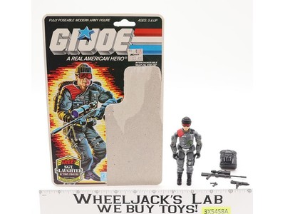 Low-Light V1 100% Complete W/ 36 Cardback 1986 G.I. Joe Hasbro Vintage