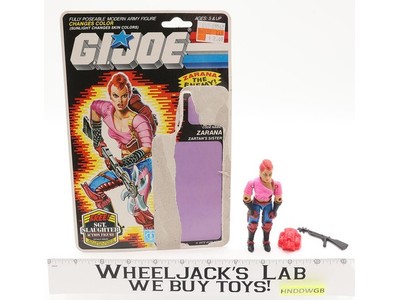 Zarana V1 100% Complete W/36 Cardback G.I. Joe 1986 Hasbro Vintage Figure