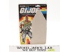 Roadblock V2 Complete 34 Cardback 1984 G.I. Joe Hasbro Vintage Action Figure