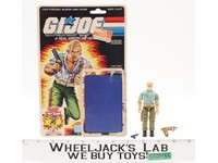 Chuckles V1 100% Complete 34 Cardback GI Joe 1987 Hasbro Vintage Action Figure