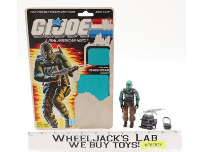 Beach Head V1 Complete W/ 36 Cardback 1986 G.I. Joe Hasbro Vintage Action Figure