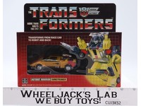 Sunstreaker w/BOX & INSERT COMPLETE Hasbro G1 Transformers 1984 Circle Stamp